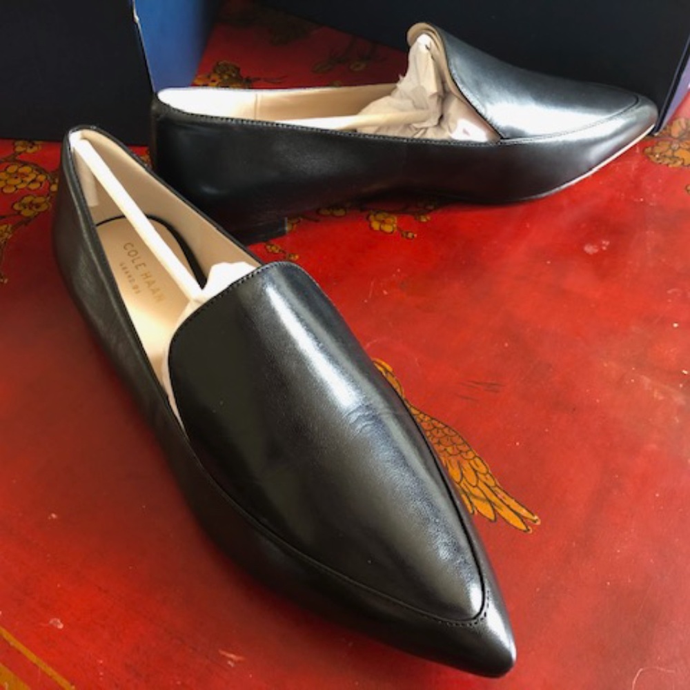 New Cole Haan Brie Skimmer Black Shoes Size 9